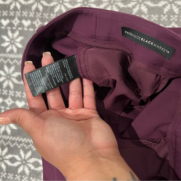 White House Black Market Comfort Stretch Slim Ankle Pants Size 14 - Picture 7 of 13